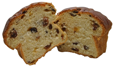 Rozijnenbrood Binnenkant